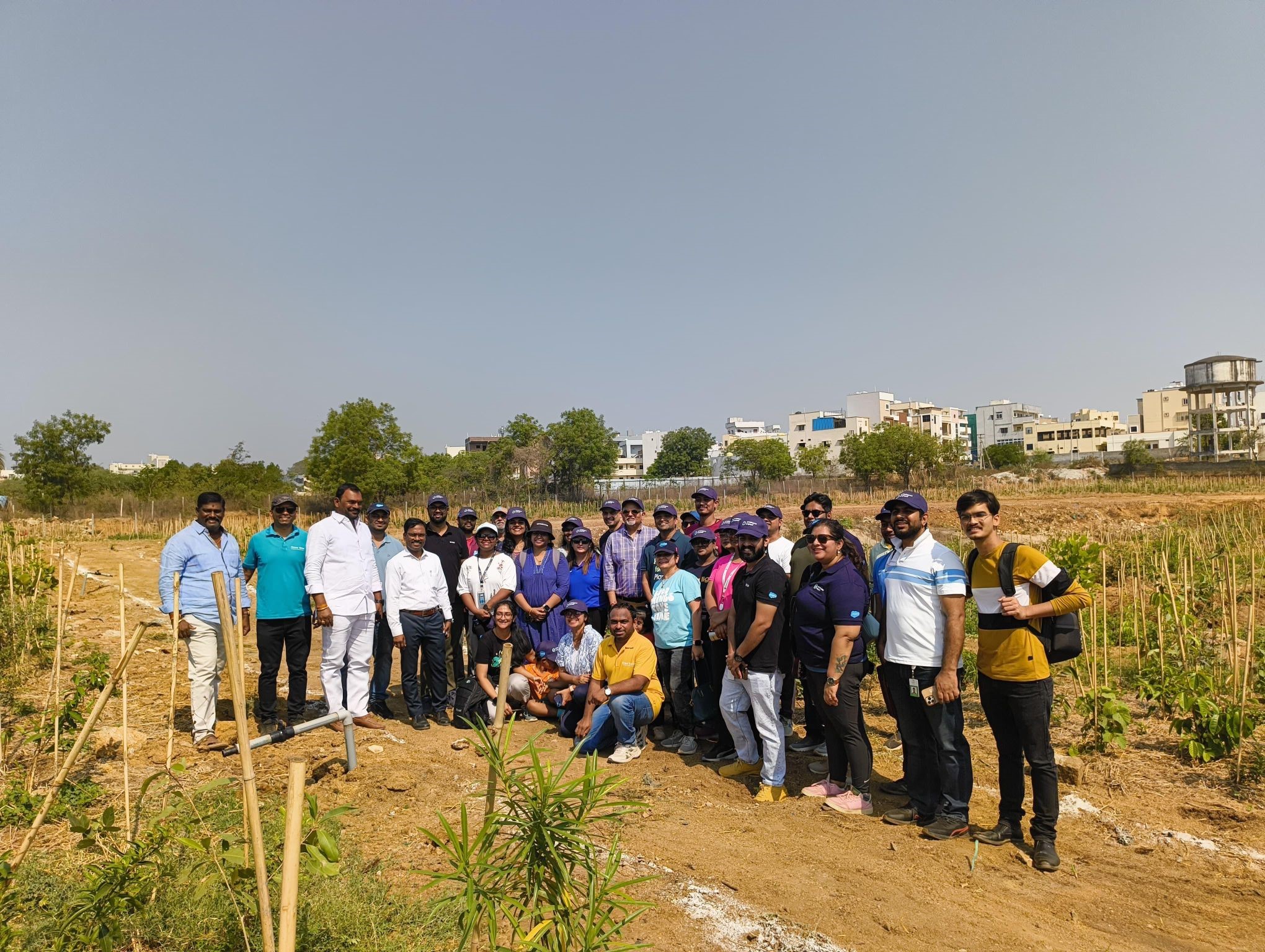 Biodiversity Park plantation drive by Salesforce